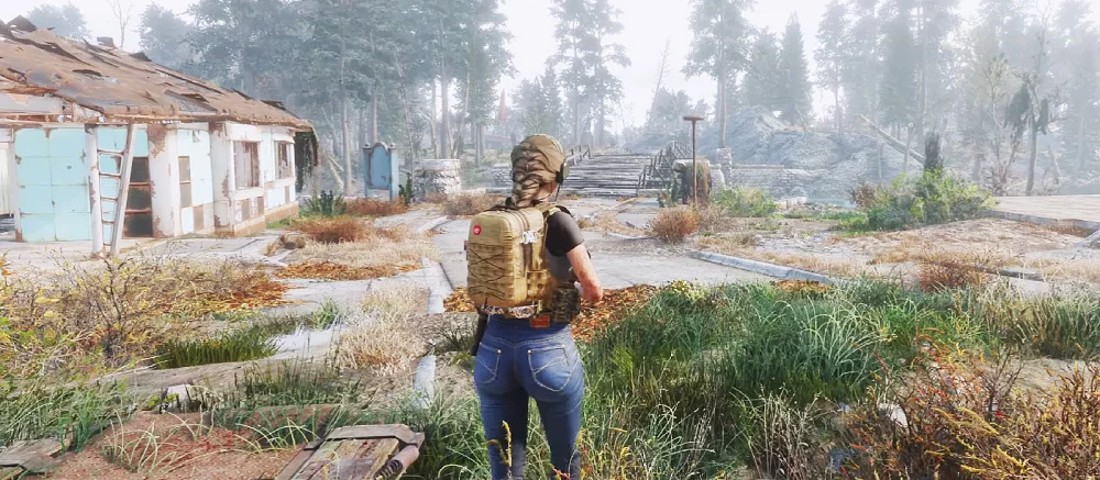 В сети показали, как выглядит Fallout 4, если установить в ней более 300 модов. Получилась совсем другая игра