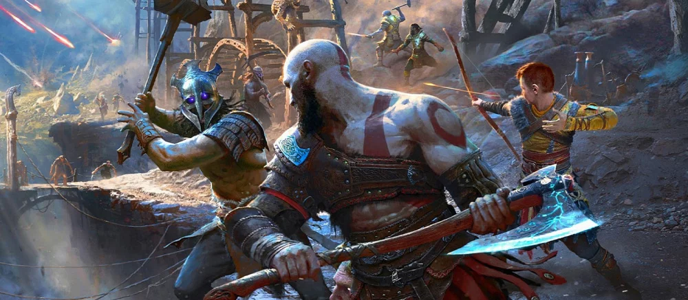Показан новый крутой арт God of War: Ragnarok