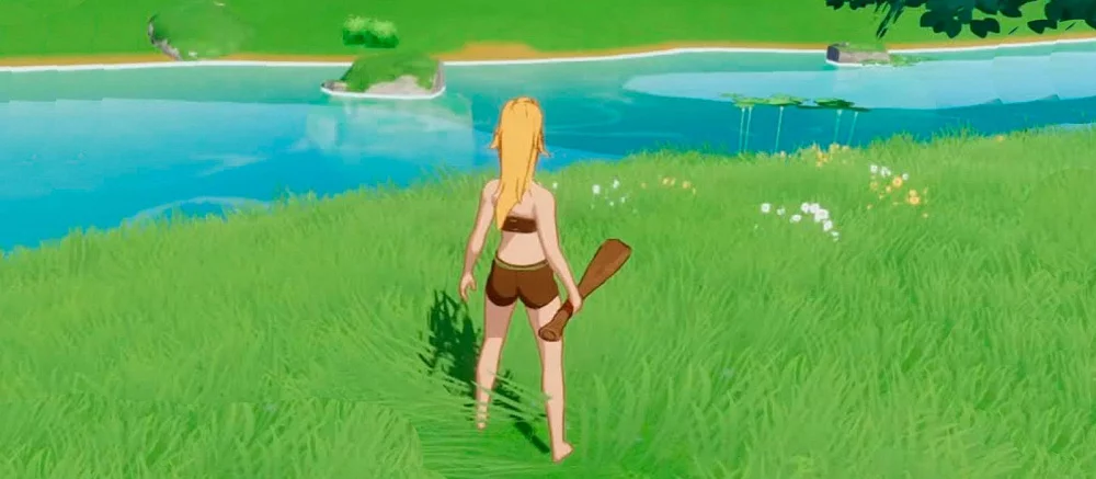 Появился геймплей Action/RPG с открытым миром, которую называют смесью Genshin Impact и Valheim