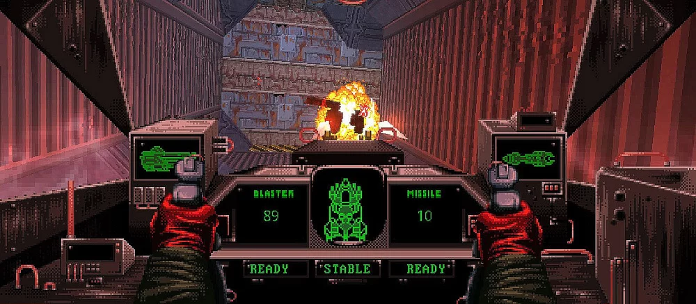 В ранний доступ Steam скоро выйдет ретрошутер Hyperviolent, похожий на DOOM и Descent