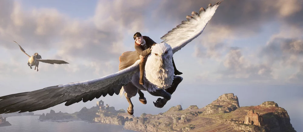 В сеть слили отрывок из Hogwarts Legacy — в нем показали гиппогрифа и кучку живодеров