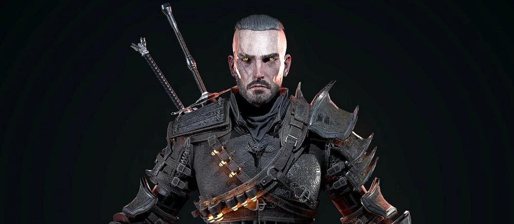 В сети показали, как может выглядеть ведьмак Школы Дракона в новой The Witcher с уникальными доспехами и внешностью