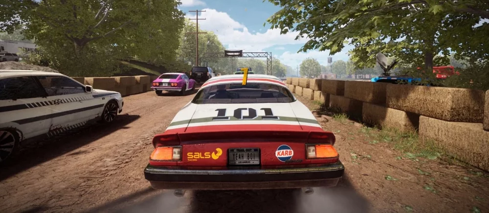 Вышел трейлер гонки с разрушаемыми машинами и красивой графикой, которую делают в России