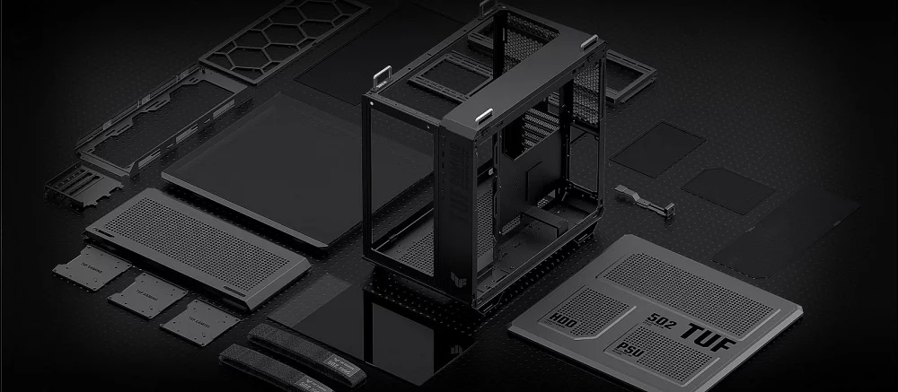 ASUS представила двухсекционный корпус TUF Gaming GT502 с мощным охлаждением