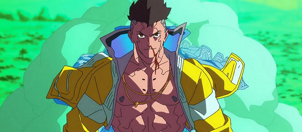 Создатель аниме Cyberpunk: Edgerunners показал, как изначально выглядел Девид. Он был похож на рэпера