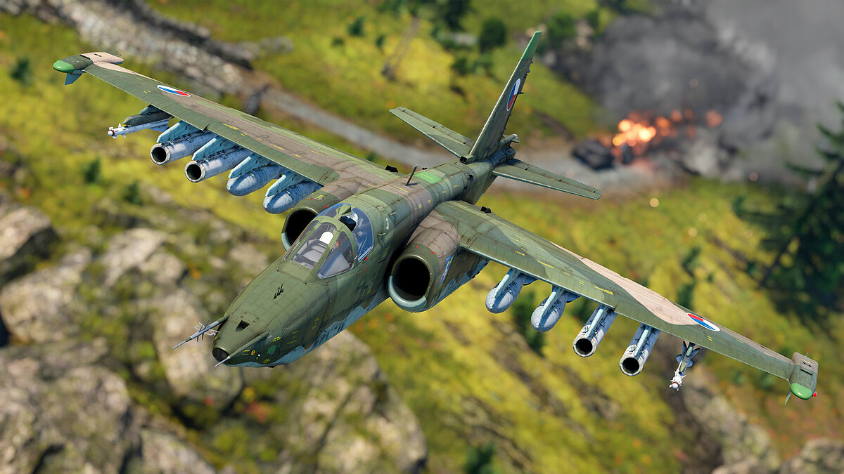 В «Эпохе дронов» для War Thunder появится легендарный советский штурмовик Су -25