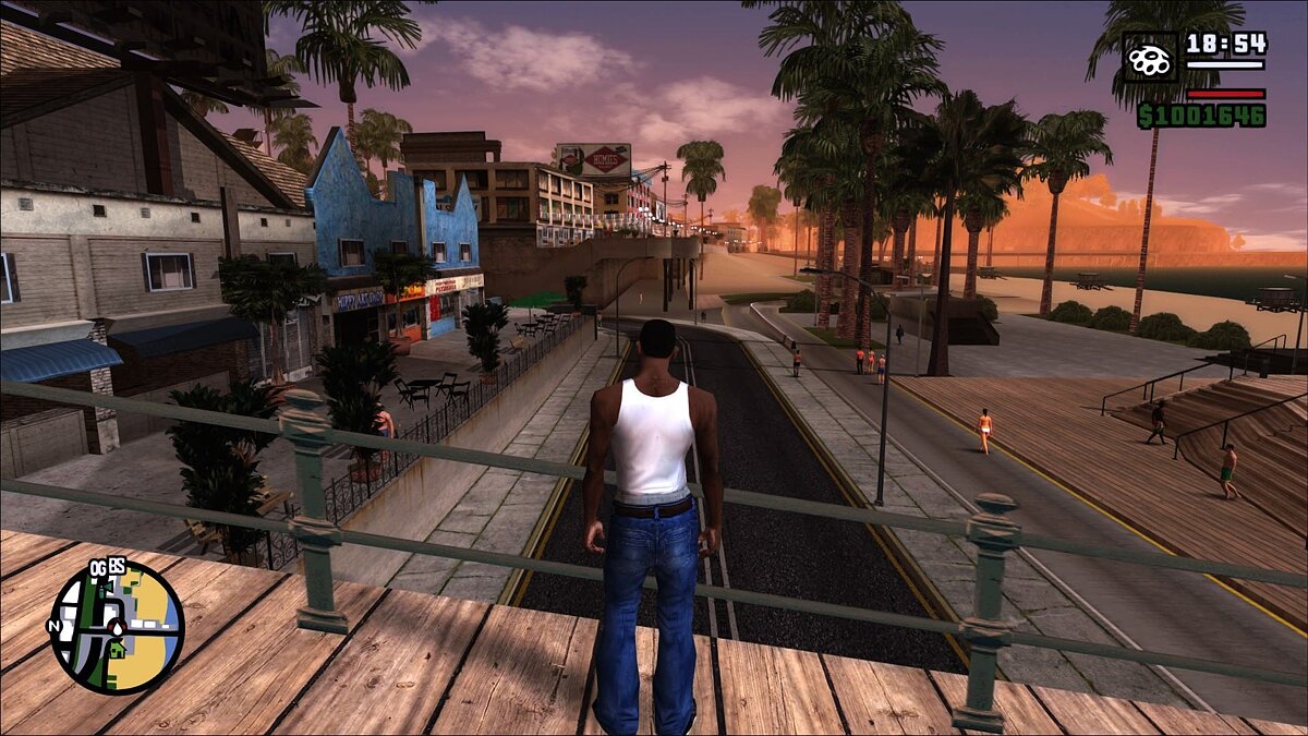 Качество графики и текстур в GTA San Andreas улучшили в несколько раз. Но  системные требования от этого очень сильно выросли