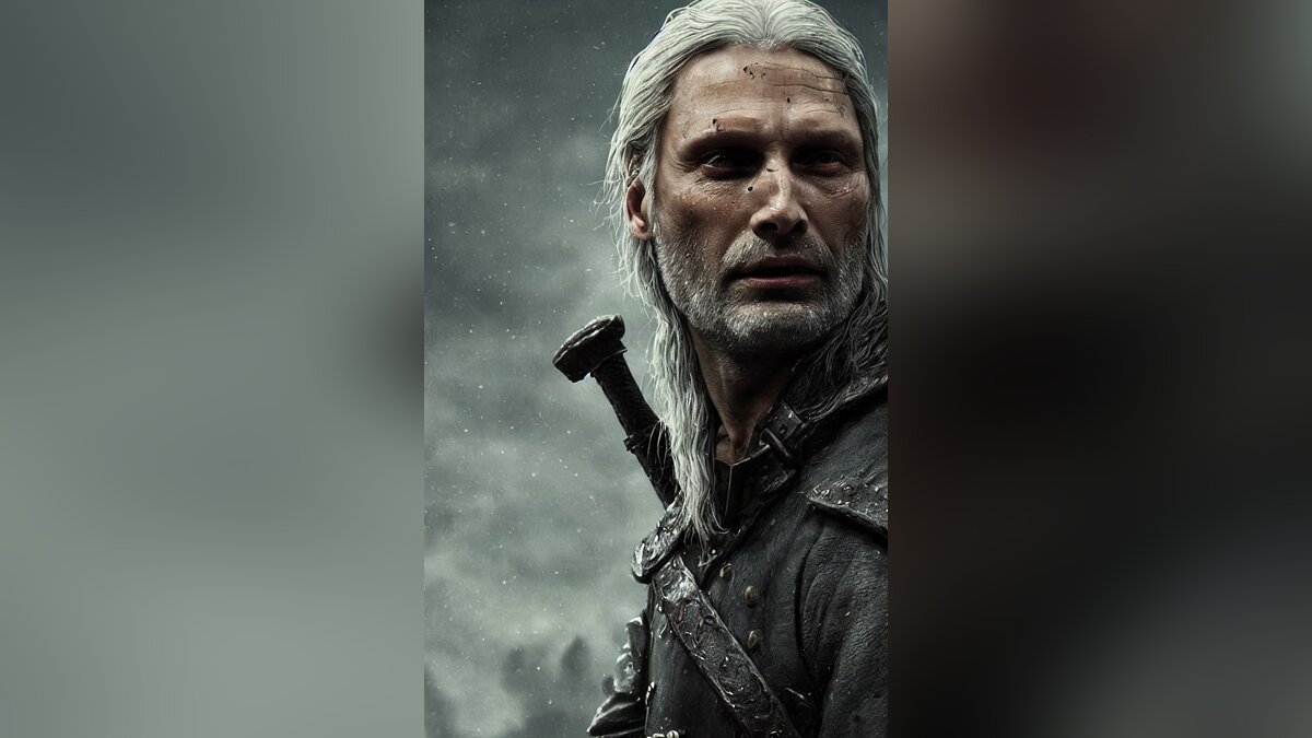 ИИ исполнил мечту фанатов The Witcher и показал Мадса Миккельсена в роли  Геральта. Ему идеально подходит этот образ