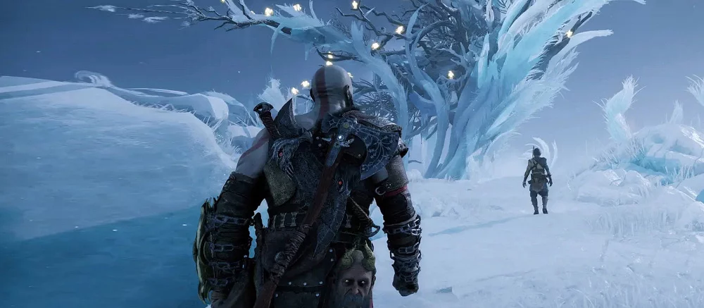 Вышел сюжетный трейлер God of War: Ragnarok. Авторы показали новые скриншоты и контроллер в стиле игры