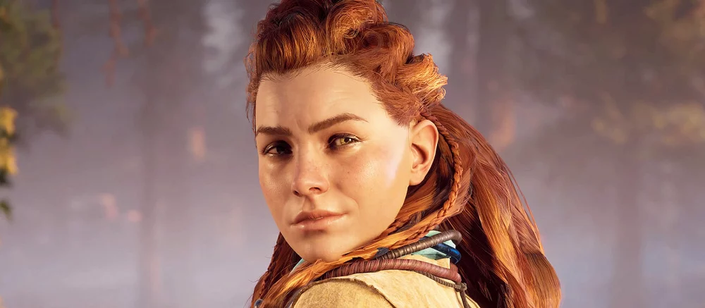 Элой из Horizon Zero Dawn показали с прокачанным лицом и без пухлых щечек в мире Cyberpunk 2077. Есть версия для взрослых