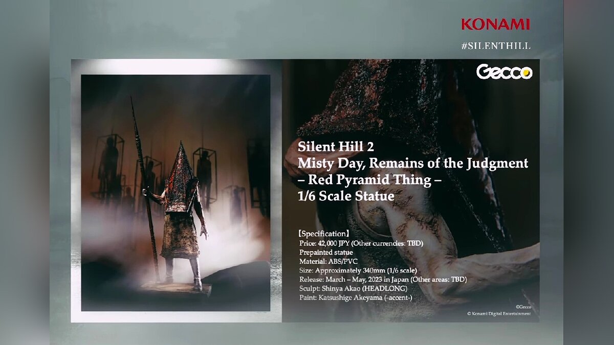 Konami готовит целый набор тематических фигурок по Silent Hill