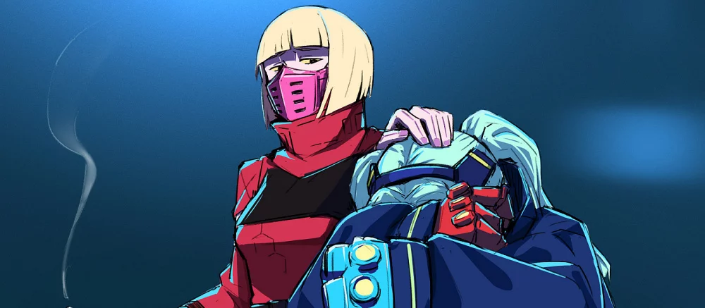 CD Projekt RED показала, что скрывает под маской Киви из аниме Cyberpunk: Edgerunners. Выглядит жутковато