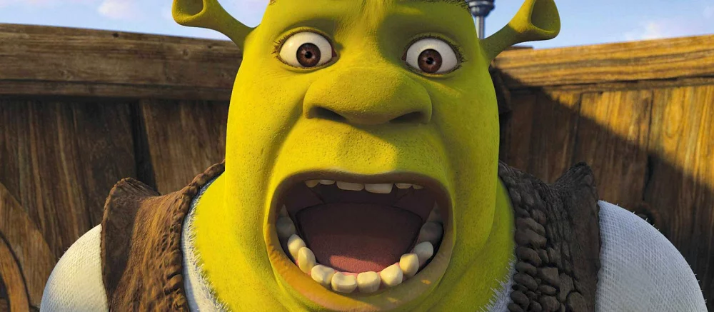 DreamWorks показала обновленную заставку c мальчиком на Луне. Там есть Шрек, Осел, Фиона и не только