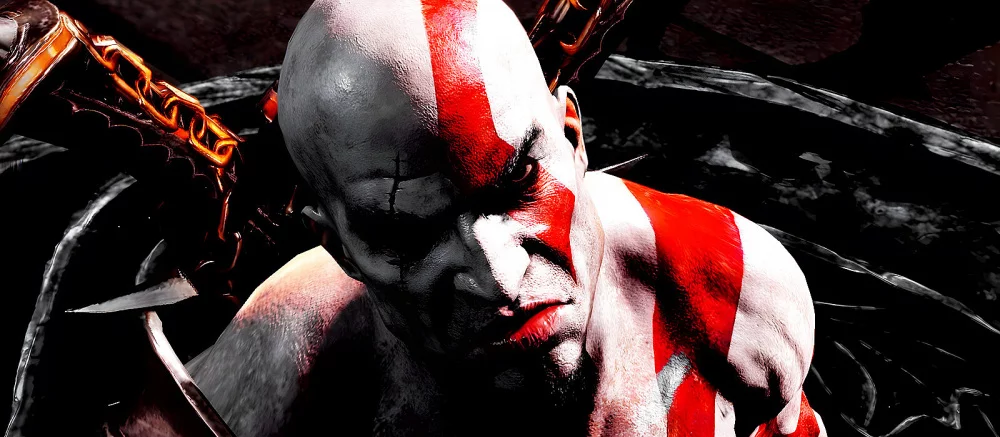 Парень воссоздал молодого Кратоса из первых частей с окровавленным лицом. Его работа впечатлила художника God of War: Ragnarok