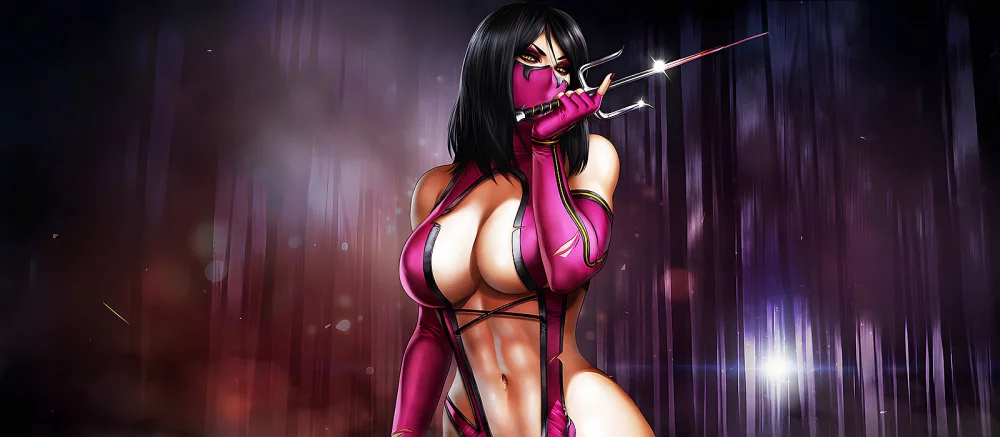 Россиянин показал Милину из Mortal Kombat в сексуальном костюме, выделяющем ее большую грудь