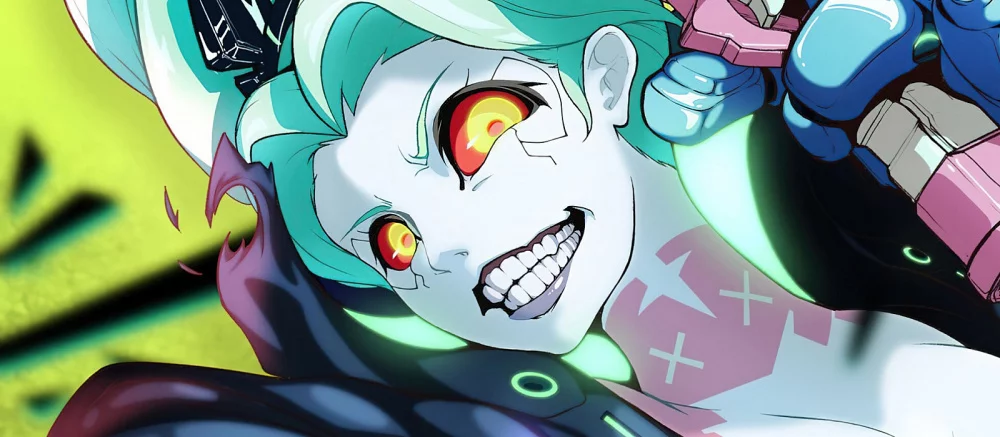 Авторы Cyberpunk: Edgerunners показали  арты, где Ребекка встретилась с Джинкс и не только