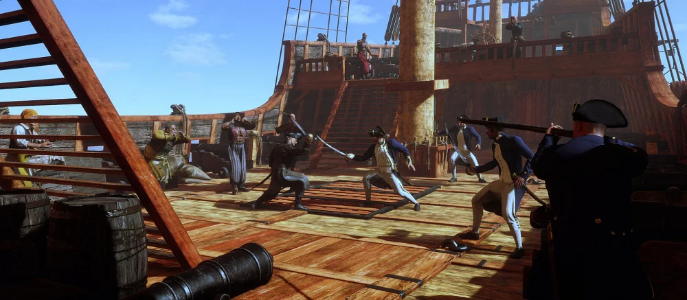 Для Steam анонсировали пиратский экшен с кооперативом и выживанием в большом открытом мире — Pirate's Dynasty