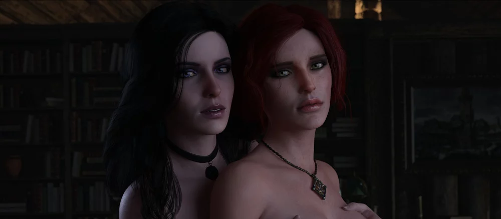 Моддер догола раздел всех девушек из некстген-версии The Witcher 3, включая Йеннифэр, Трисс, Цири и Шани — скриншоты