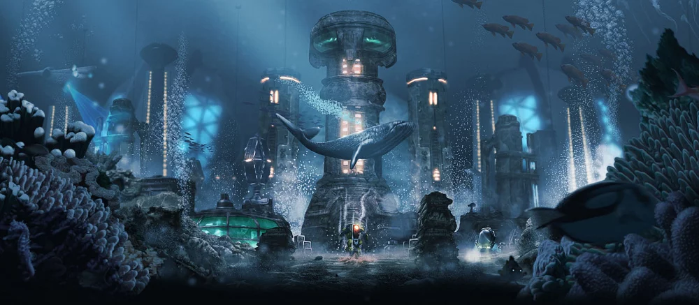 Появился новый геймплей Aquatico — атмосферной стратегии в «подводном» сеттинге Bioshock