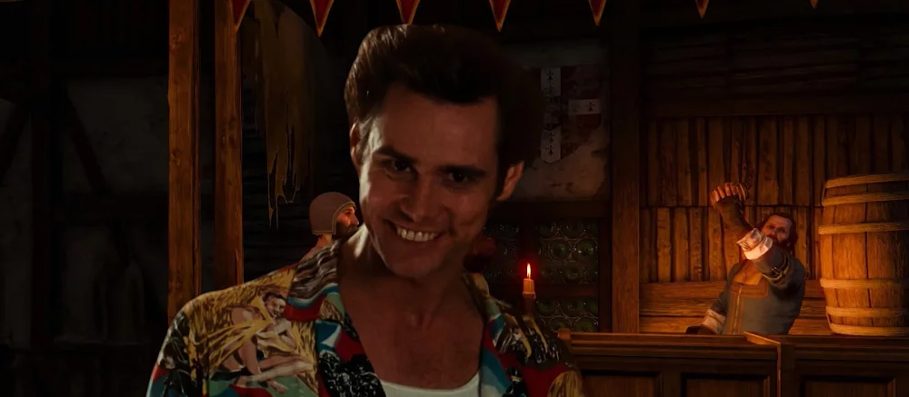 Стал ведьмаком и засосал Трисс: вышло смешное видео, где Эйс Вейнтура попадает в мир The Witcher 3