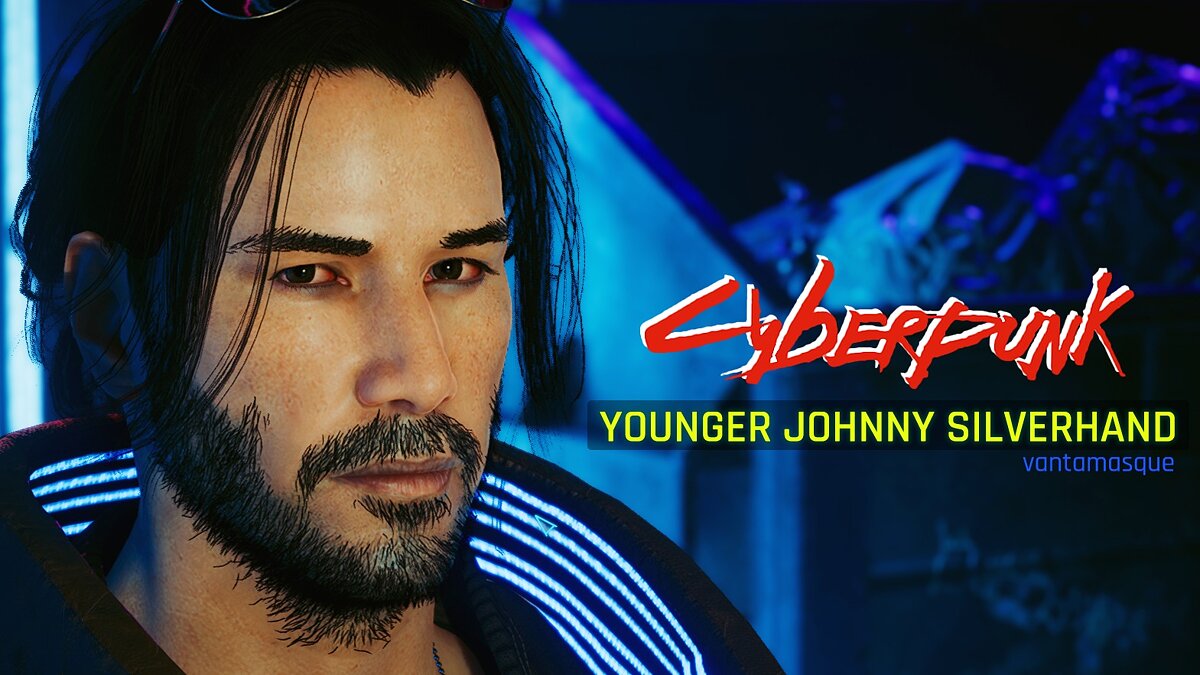 Моддер изменил внешность Джонни Сильверхенда в Cyberpunk 2077. Герою сбрили  бороду и сделали моложе — скриншоты