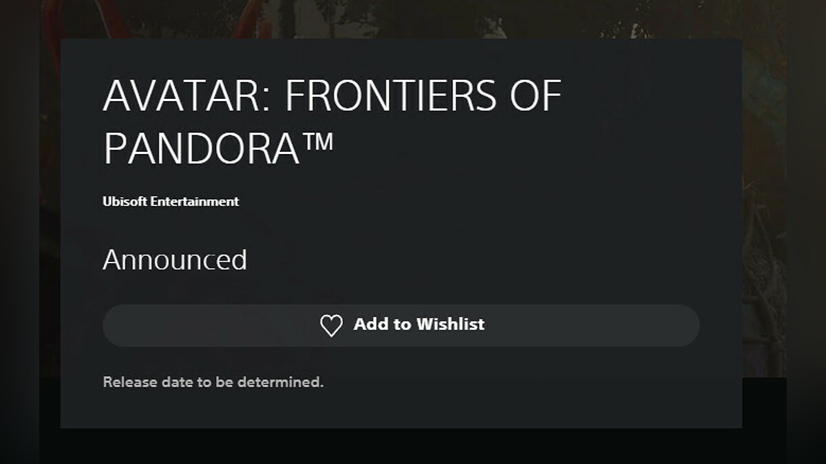 Avatar: Frontiers of Pandora уже можно добавить в список желаемого в  PlayStation Store