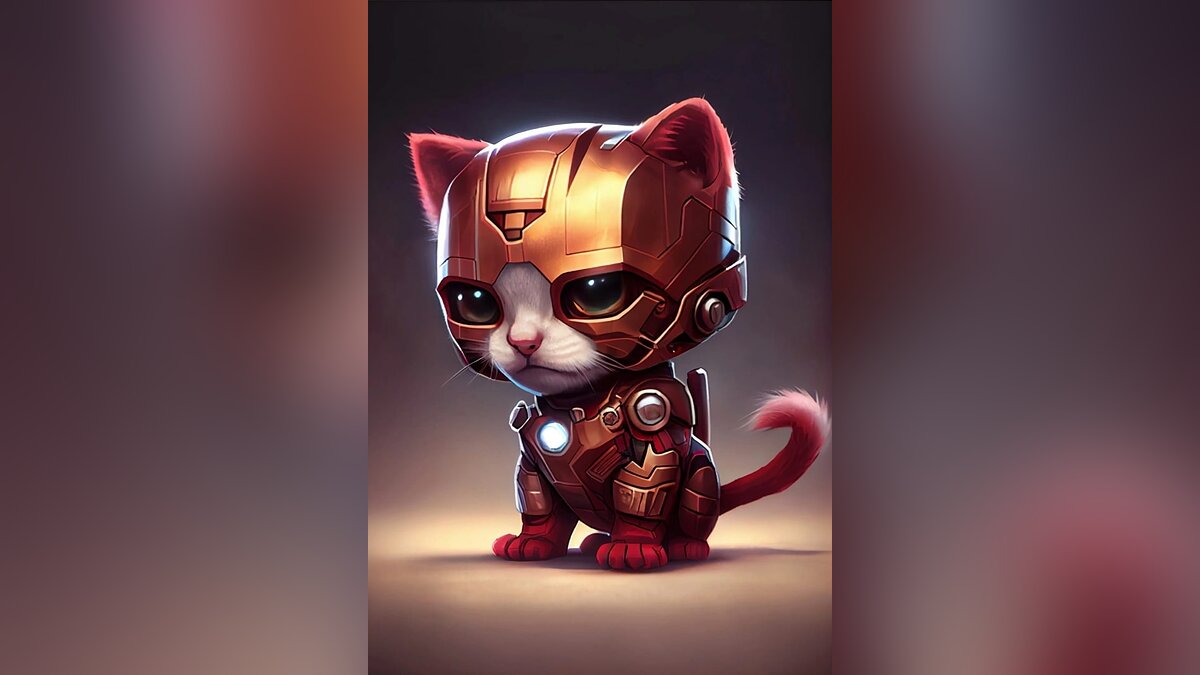 Нейросеть нарисовала персонажей Marvel в виде милых котиков — Человека-паука,  Тора, Таноса и не только