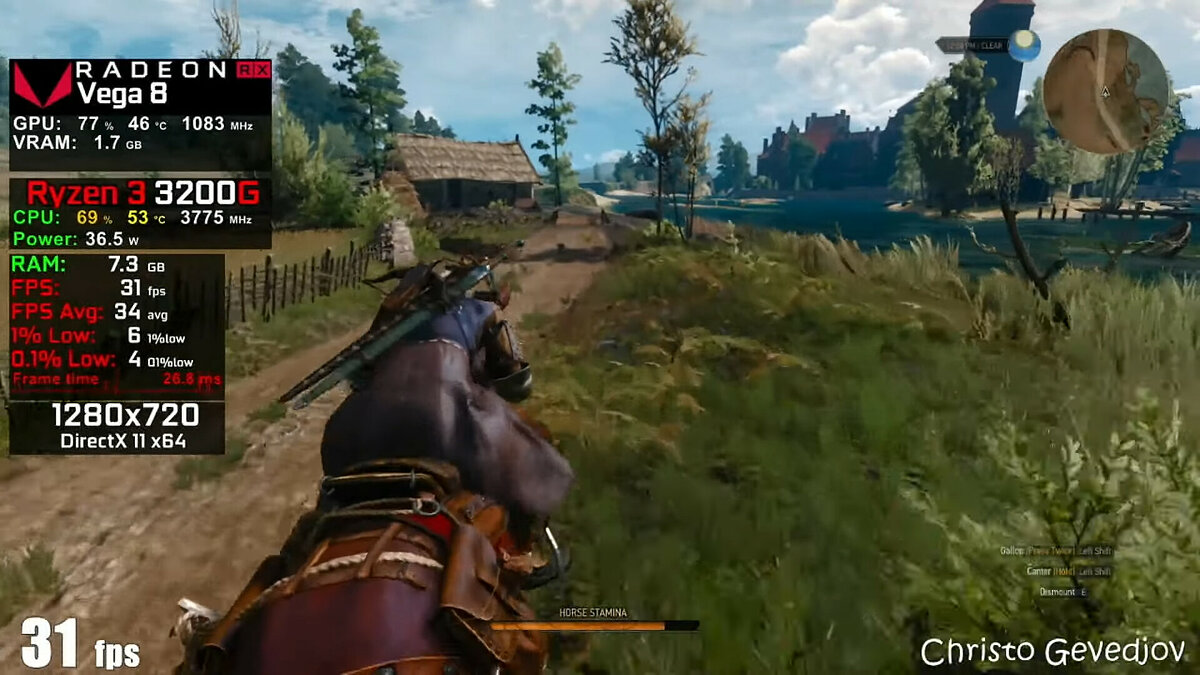 Некстген-версию The Witcher 3 запустили на слабом PC без видеокарты и  показали результат. Спойлер: игра работает