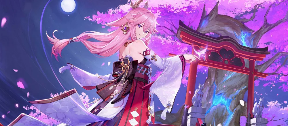 Яэ Мико принимает душ, а Сегун Райдэн хвастается купальником. Нейросеть показала сексуальные арты с героинями Genshin Impact