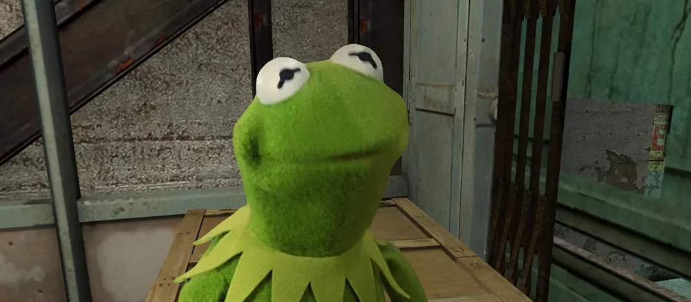 Ютубер выпустил смешное видео, в котором заменил Гордона Фримена из Half-Life 2 на Лягушонка Кермита из «Улицы Сезам»