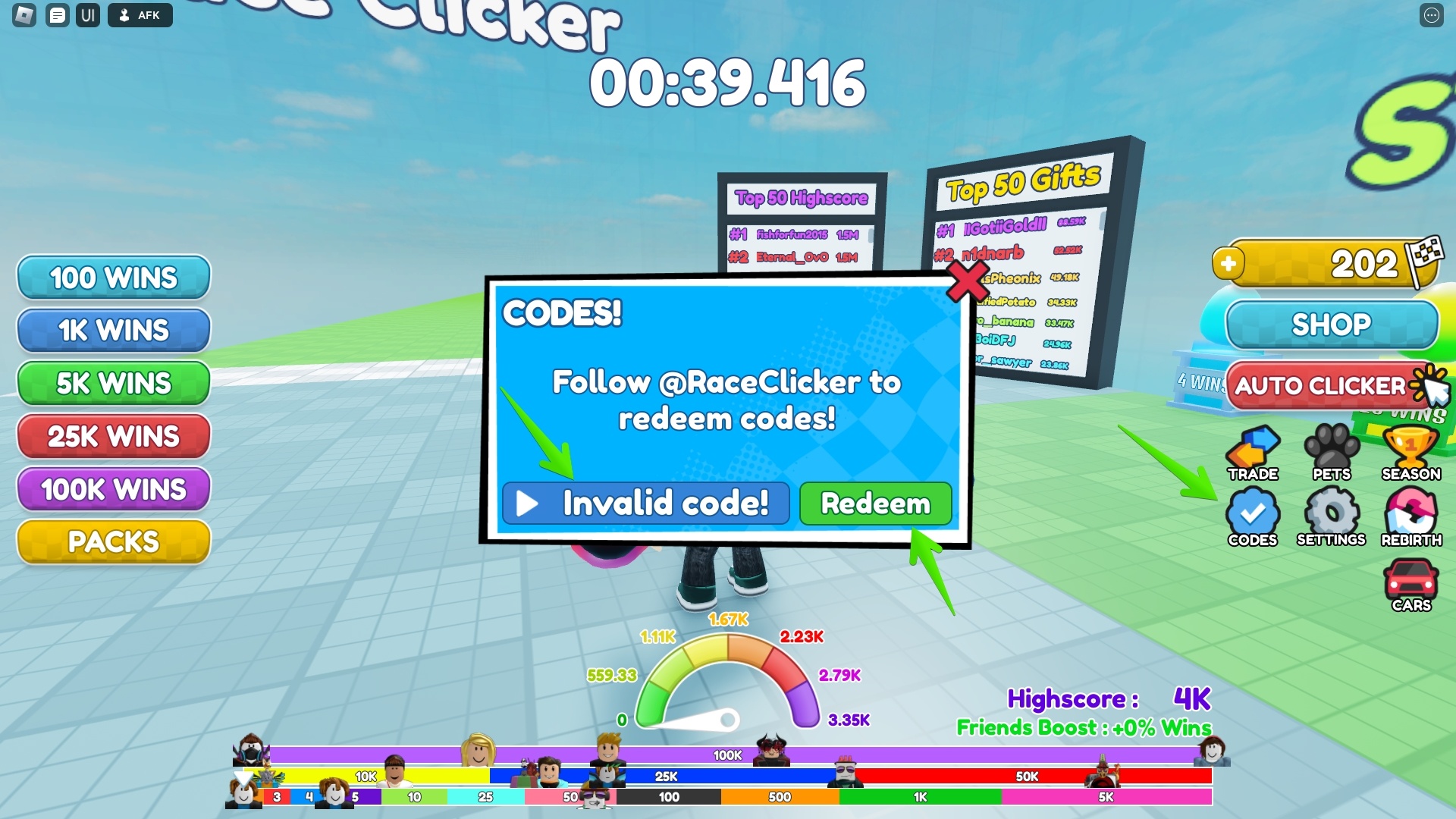 NEW* ALL WORKING CODES FOR PROTUBE RACE CLICKER 2022! ROBLOX PROTUBE RACE  CLICKER CODES 