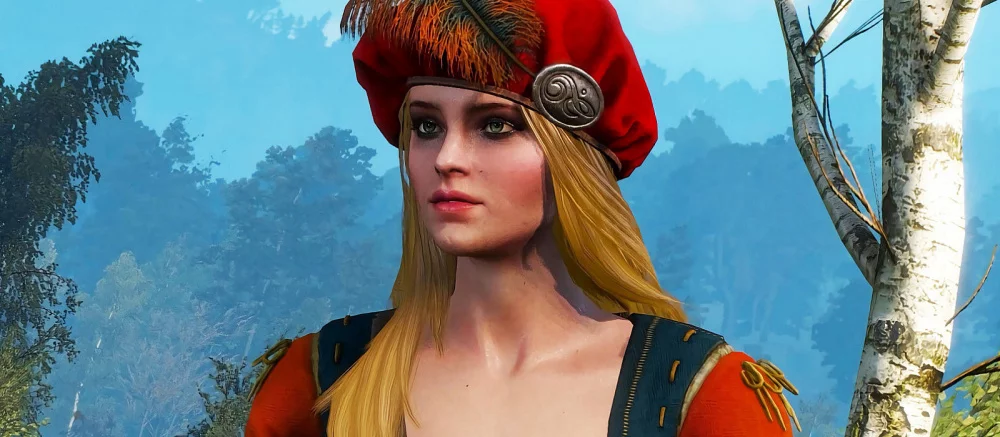 Присциллу из The Witcher 3 показали с графикой игр 30-летней давности