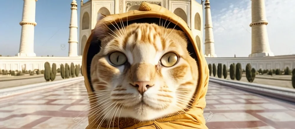 Нейросеть показала милых котеек в роли трэвел-блогеров