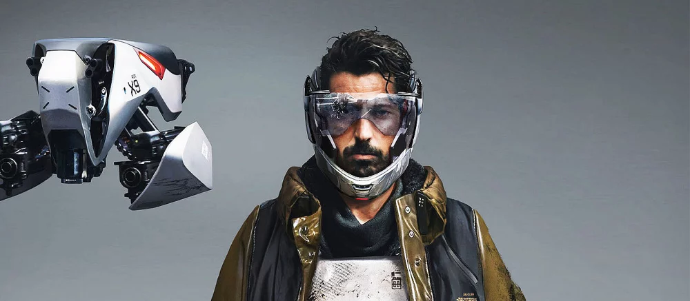 Открытый мир, летающие машины, роботы и глубокая прокачка — вышло новое видео киберпанк-шутера про охотника за головами