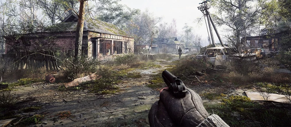 Появились новые скриншоты геймплея S.T.A.L.K.E.R. 2: Heart of Chornobyl — на них показали мост и лодку