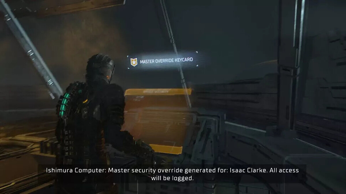 Где найти костюмы команды в Dead Space, выполнить задание «You are not  Authorised» и сделать мастер-ключ Master Override