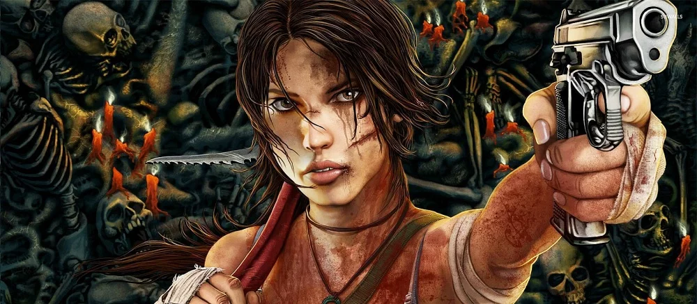 ИИ нарисовал киберпанк-версию Лары Крофт из Tomb Raider. Героиня стала похожа на Меган Фокс