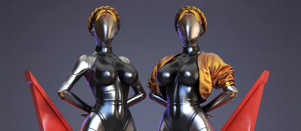 Анонсирована фигурка близняшек из Atomic Heart, которую, похоже, можно будет раздеть