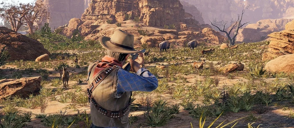 В Steam вышла ковбойская песочница с большим открытым миром, охотой, крафтом и сюжетом
