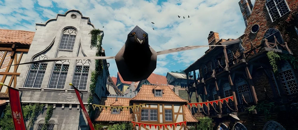 CD Projekt RED показала медальон «школы низкополигонального голубя». Его в шутку просят добавить в новую The Witcher