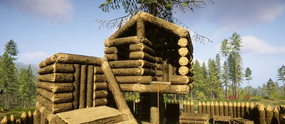 Лучшие места для строительства базы в Sons of the Forest — как сделать ворота и закрыть дверь на замок