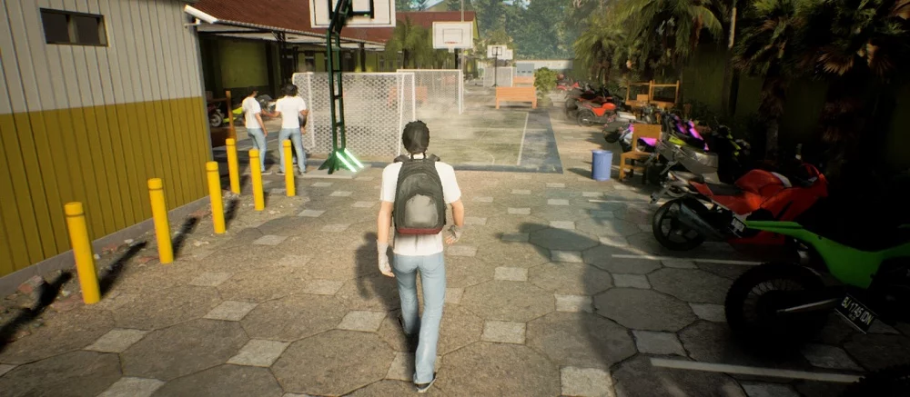 В Steam вышла игра про школьного хулигана, где нужно ходить в школу, заводить друзей, проводить время с девушкой и много драться