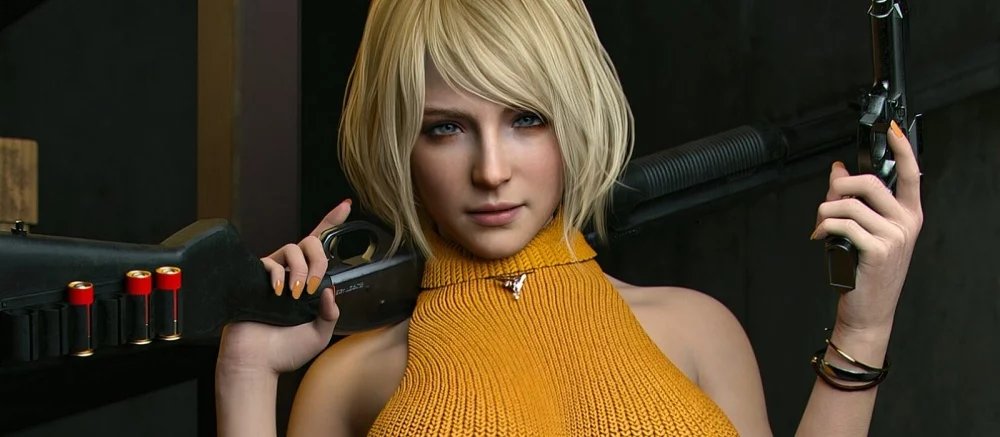 Девушка с милой внешностью закосплеила Эшли из Resident Evil 4