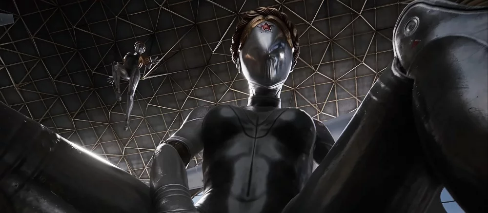 Художник показал первоначальный дизайн Близняшек из Atomic Heart — у них были лица и другая прическа