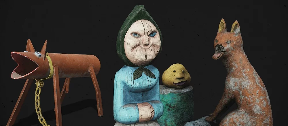 Их боялся весь СССР: художники Atomic Heart в деталях показали упоротые скульптуры с детских площадок