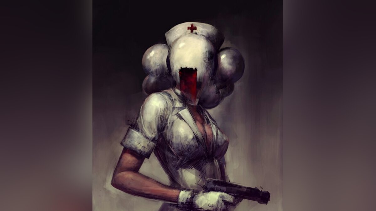 Дизайнер Silent Hill показал другую версию медсестры. Она голая (18+)