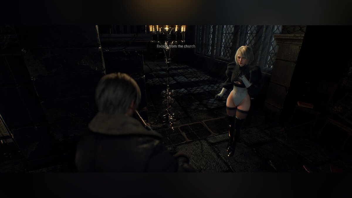 Эшли в ремейке Resident Evil 4 превратили в сексуальную 2B из Nier  Automata. Мод скачали больше 10 тыс раз