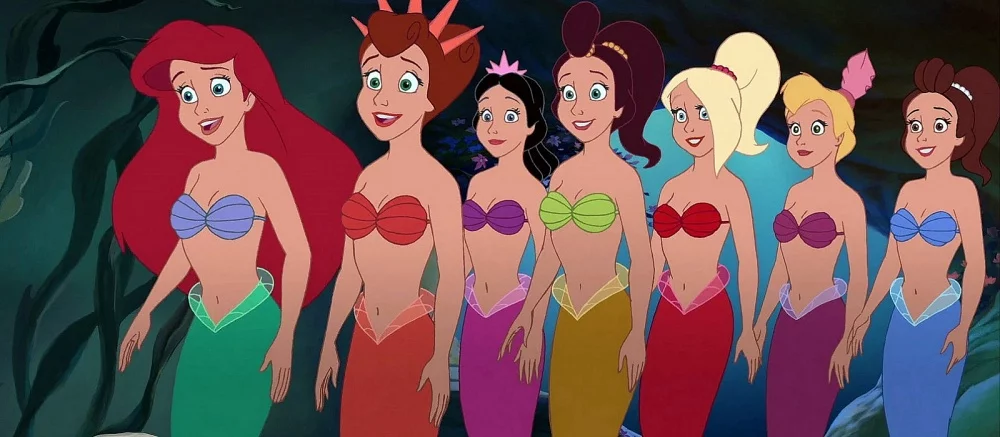 В сети показали, как сёстры Ариэль будут выглядеть в новой «Русалочке»