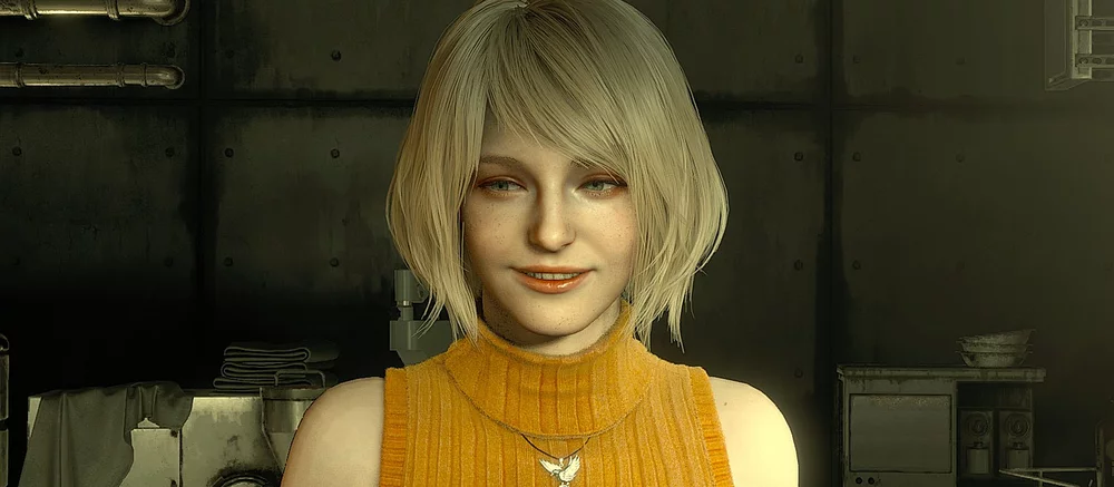 На фото показали новую раздеваемую фигурку Эшли из Resident Evil 4. Девушка показывает свою грудь