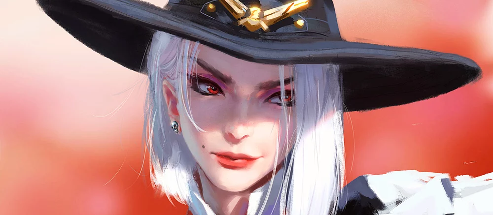 Показана очень пошлая фигурка Эш из Overwatch, которая «развлекается» с Бобом